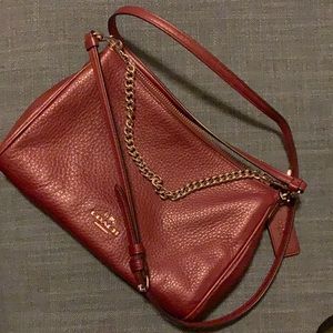 Coach crossbody. Maroon.